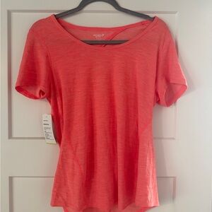 Old Navy Women's Bright Coral Short Sleeve Tee